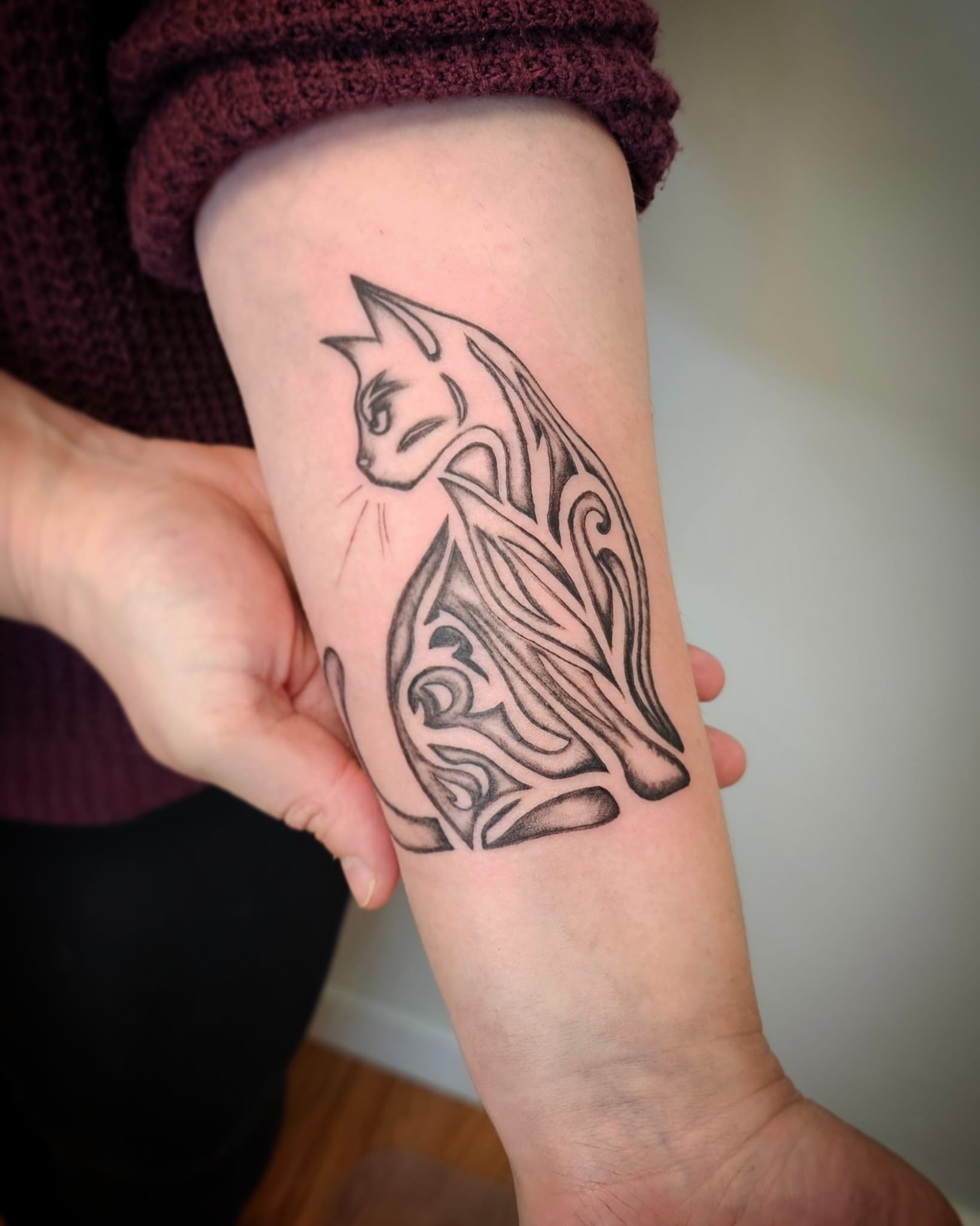 Floral tatoo Edmonton
