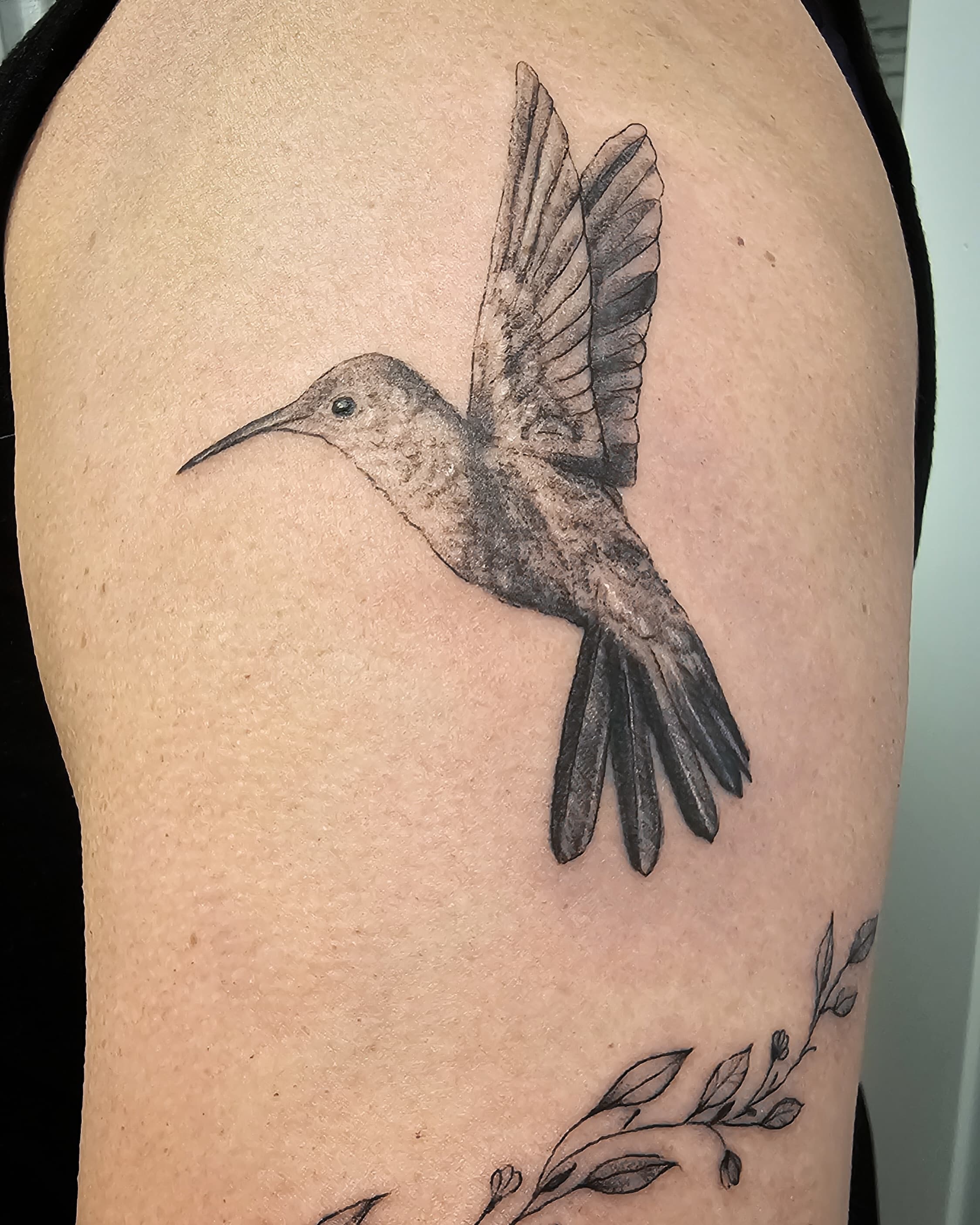 Floral tatoo Edmonton