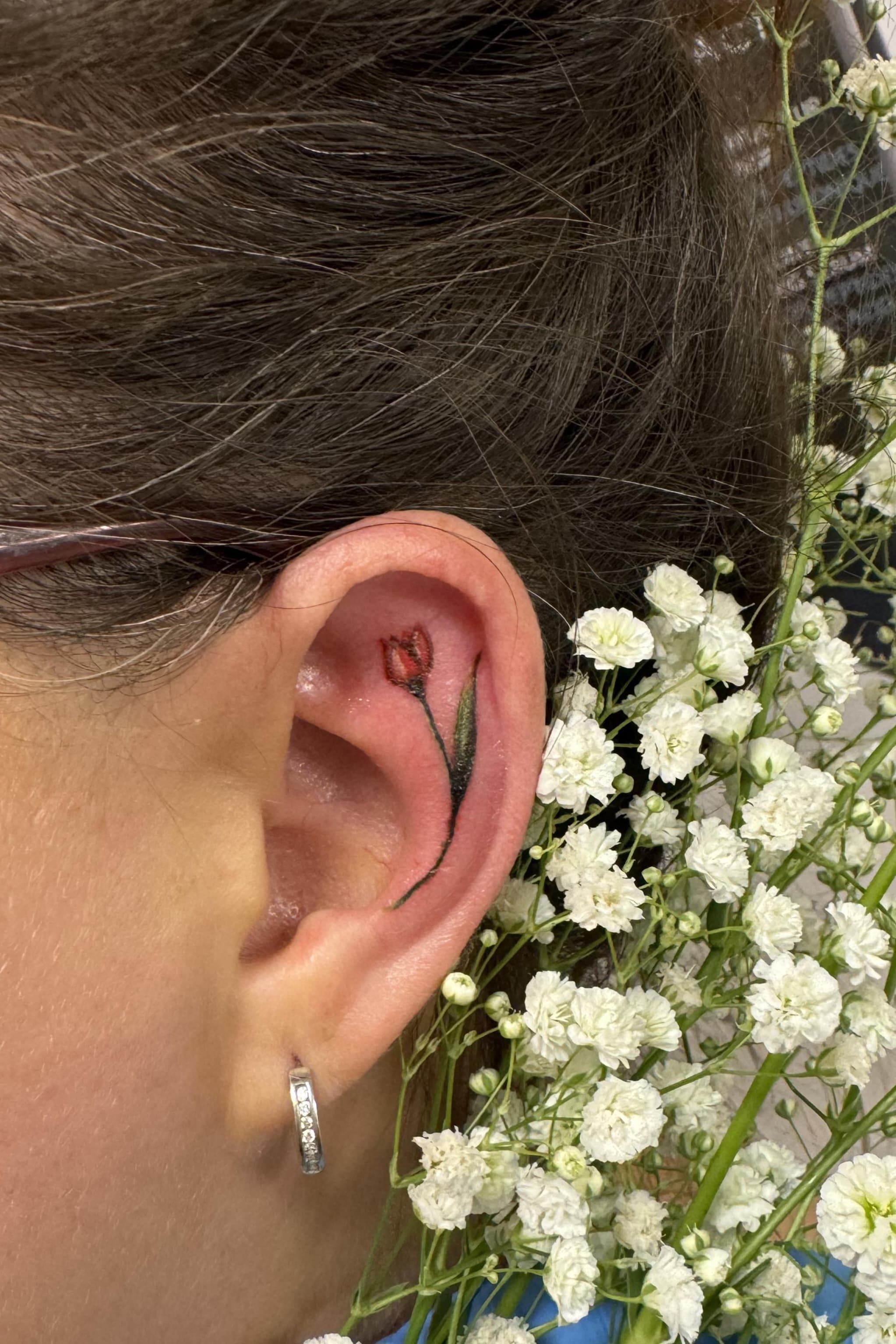Floral tatoo Edmonton