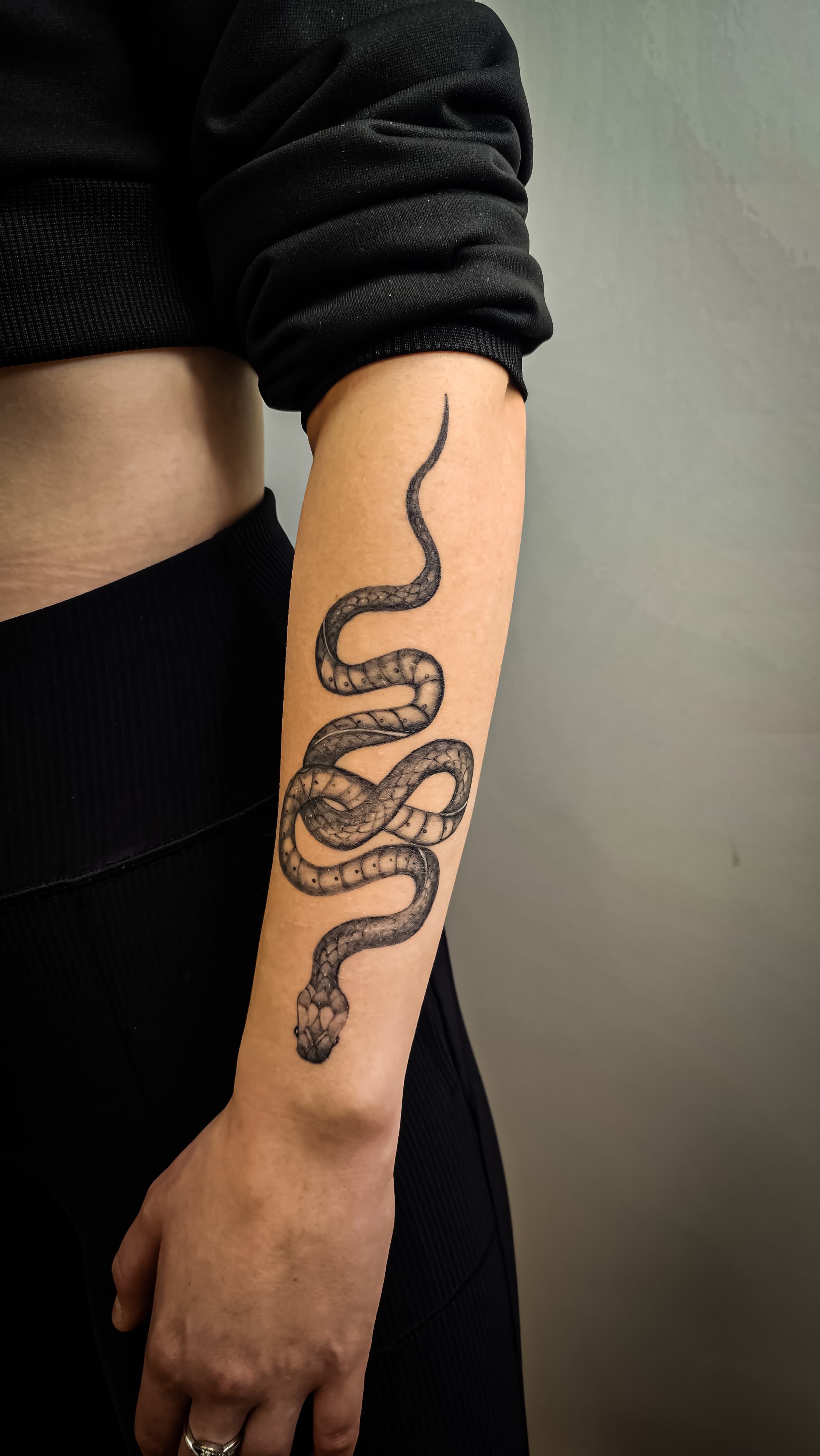 Floral tatoo Edmonton