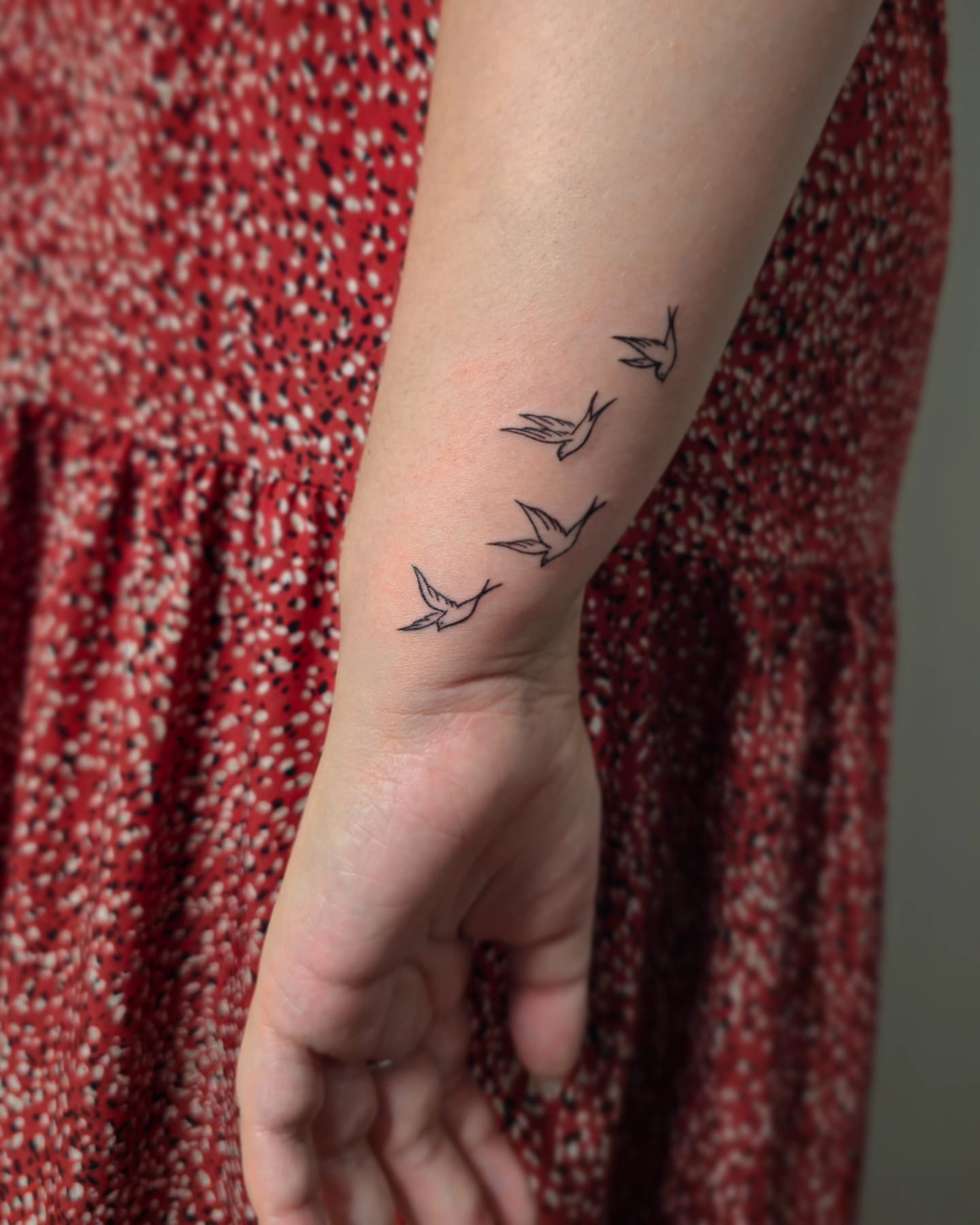 Floral tatoo Edmonton