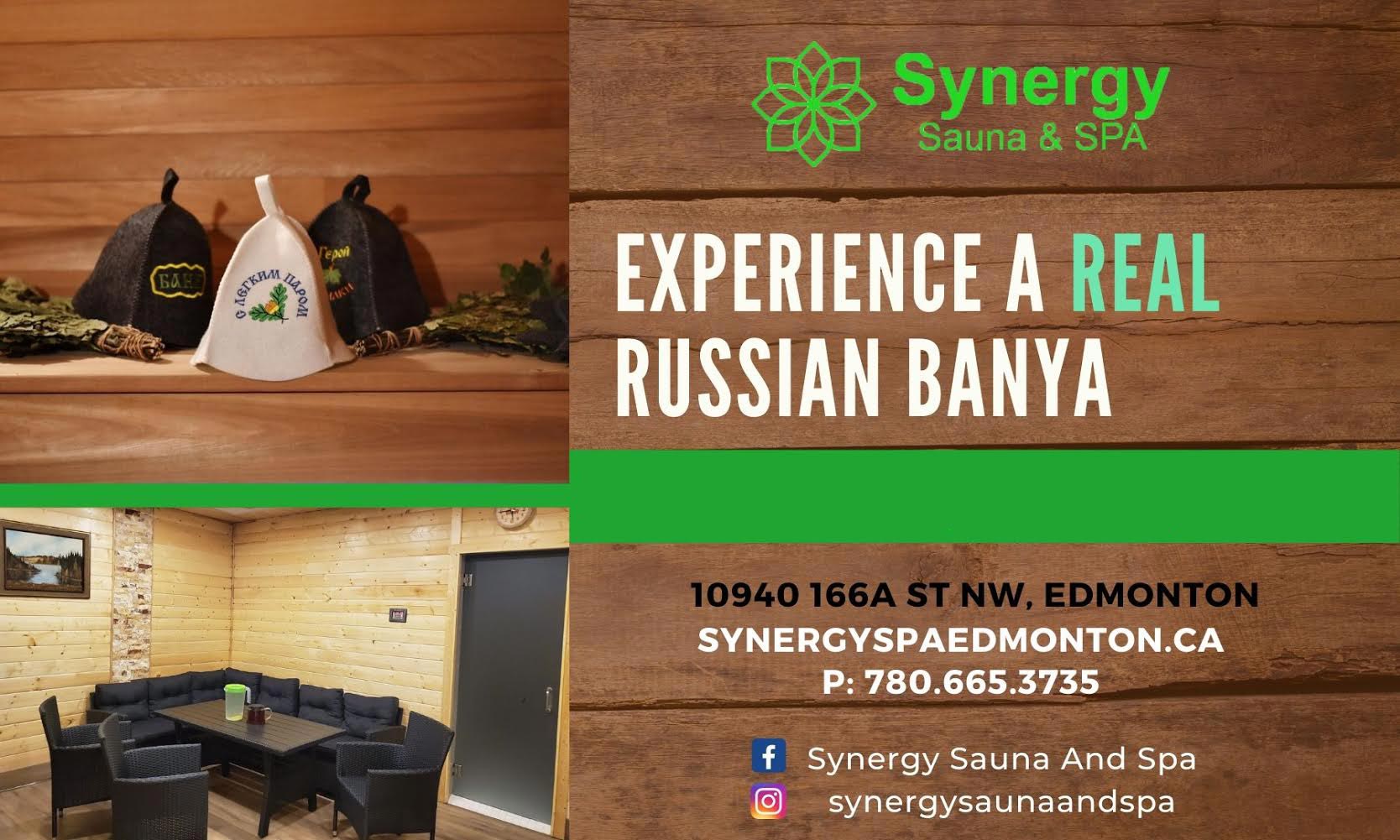 Experience the real Russian banya in Edmonton, Alberta - check rates and regular specials